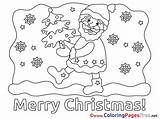 Coloring Christmas Santa Tree Claus Stars Pages Kids Sheet Title sketch template