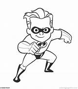 Coloring Pages Incredibles sketch template