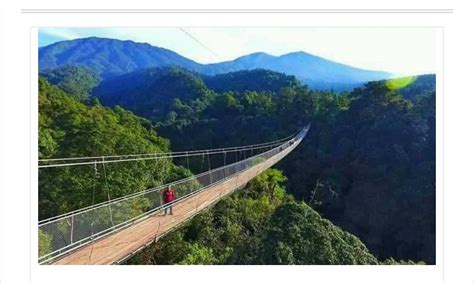 jembatan gantung  gunung sukabumi