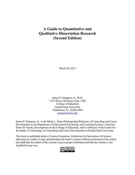 guide  qualitative dissertation quantitative  research