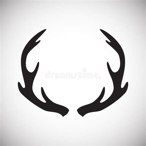 animal horn icon  background  graphic  web design simple vector sign stock vector