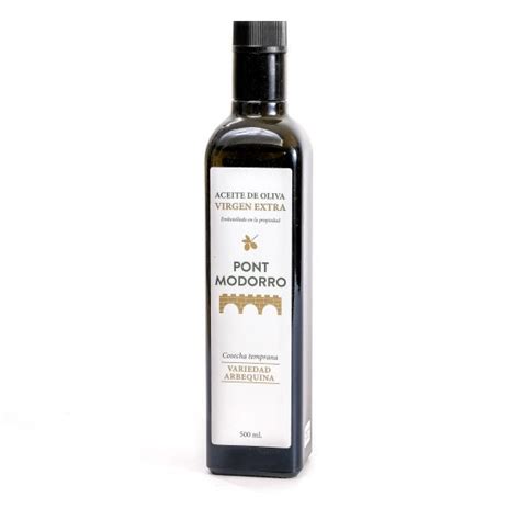 aceite de oliva virgen extra arbequina pont modorro 500ml