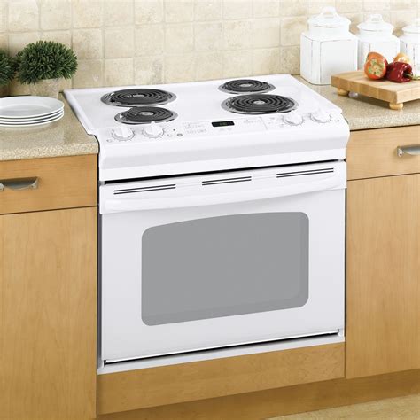 ge appliances jdsdnww  drop  electric range white