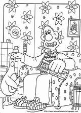 Gromit Wallace Coloring Pages Cartoon Color Printable Kids Character Sheets Worksheets Characters Sheet Book Print sketch template