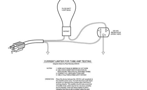 dim bulb tester schematic