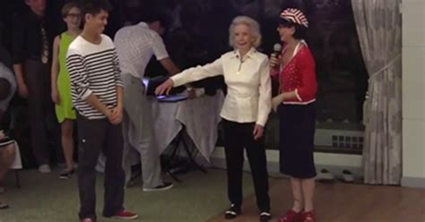 90 year old grandma shows off her dance moves on her birthday metaspoon