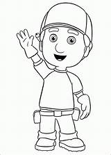 Manny Handy Coloring Pages Printable Tata Worksheets Book Print Choose Board Coloriage Sheet Do Disney Kids sketch template