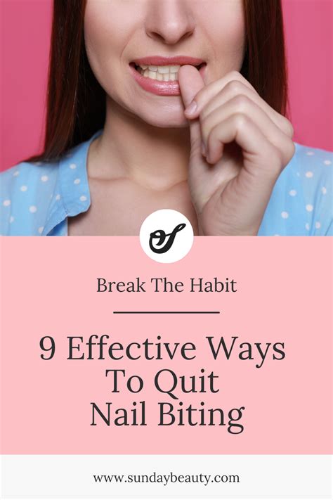 effective ways  stop biting  nails