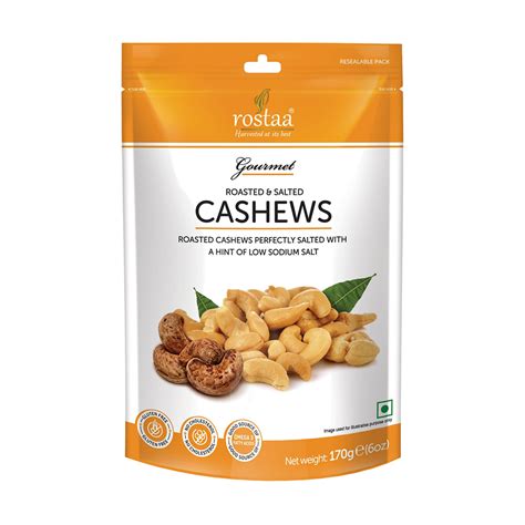 salted cashews rostaa