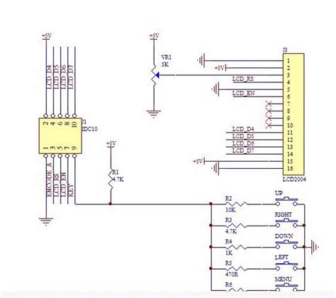 key lcd wiring diagram