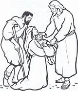Sick Heals Healed Lame Servant Parables больных Christianity sketch template