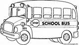 Bus Coloring Transportation School Printable Pages sketch template