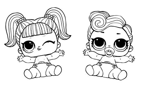 printable lol dolls coloring pages