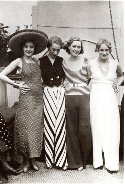 these 50 vintage photos of women in giant pants in the