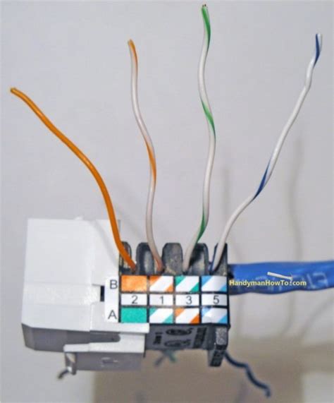 cate wiring diagram wall jack internet