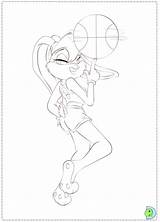 Coloring Bunny Lola Dinokids Pages Close sketch template