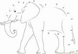Elephant Dot Dots Connect Worksheet Kids sketch template