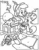 Coloring Pages Disneyland Pinocchio Colouring Disney Print Colour sketch template