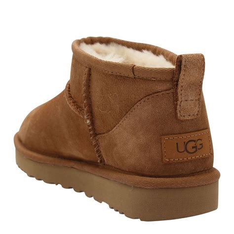 ugg womens chestnut classic ultra mini boots hurleys