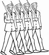 Remembrance Soldiers Marching Drawing Veterans Coloring Clipart Pages Cliparts Soldier Group Autism Resources Choose Board Military Getdrawings Celebrating Uniform Library sketch template