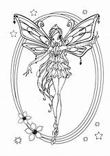 Coloring Pages Fairy Winx Bloom Club Colorir Para Cartoon Desenhos sketch template