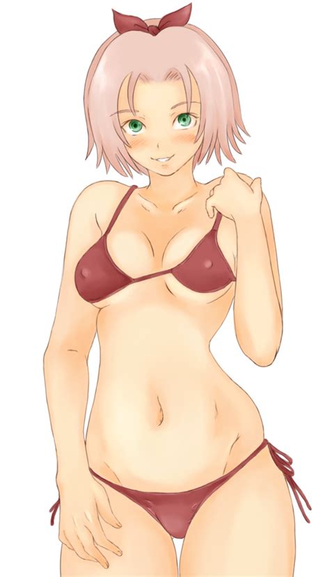 Sexy Sakura In Amazing Anime Bikini