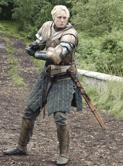 Game Of Thrones Series 4 I Live Through Brienne Says Gwendoline