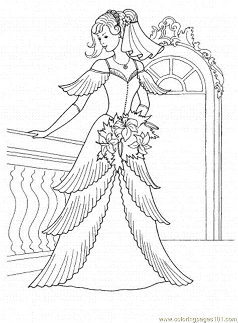 wedding dress coloring pages clip art library