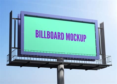 outdoor advertising billboard mockup psd files good mockups