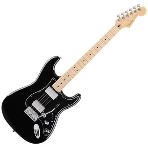 fender blacktop hh stratocaster electric guitar mn black  gearmusic