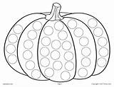 Pumpkin Coloring Pages Thanksgiving Dot Fall Printables Do Toddlers Painting Kids Printable Sheets Activities Halloween Preschool Pumpkins Worksheets October Color sketch template