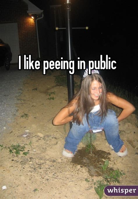 I Like Peeing In Public