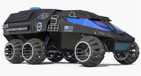 nasa futuristic mars rover  model turbosquid