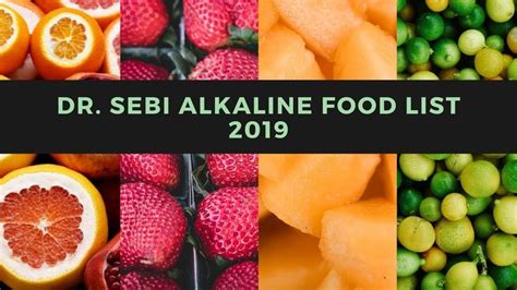 Dr Sebi Alkaline Food List 2019 Alkaline Vegan Drsebi