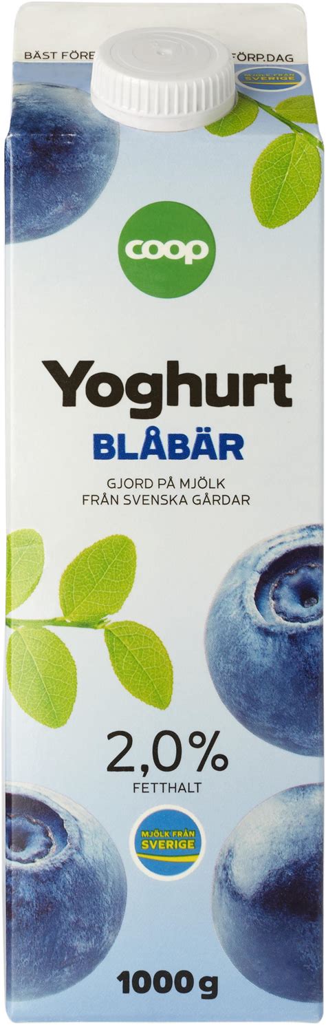 recension coop yoghurt mild blabaer