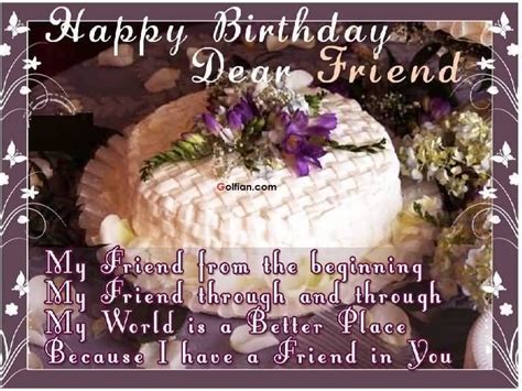 Happy Birthday Dear Friend Pictures Photos And Images