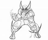Wolverine Capcom Marvel Vs Coloring Color Pages Printable Popular sketch template