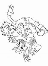 Digimon Kleurplaten Ausmalbilder Coloriages Animaatjes Malvorlagen Seite Gifgratis sketch template
