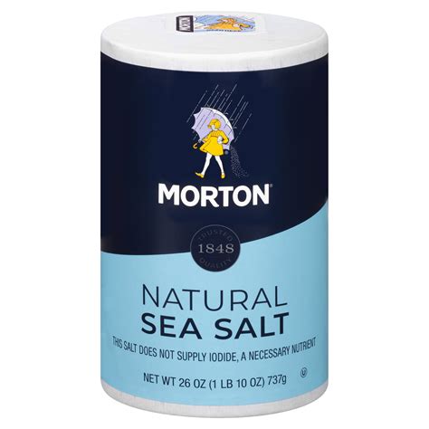 morton sea salt natural  purpose  ounce walmartcom