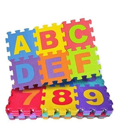 buy shopexnow  pieces mini puzzle foam mat interlocking learning