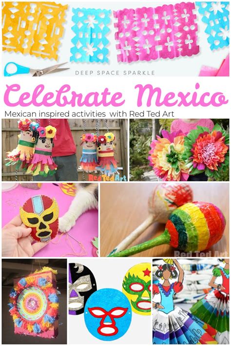 easy mexican crafts  kids red ted art