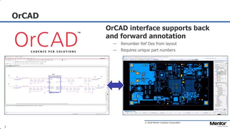 orcad schematic integration  pads professional mentor graphics