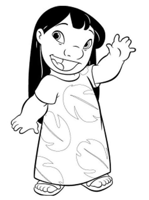 coloring pages disney lilo  stitch learn  color
