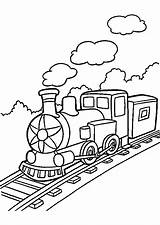 Train Locomotive Coloriage Dessin Colorier Coloriages sketch template