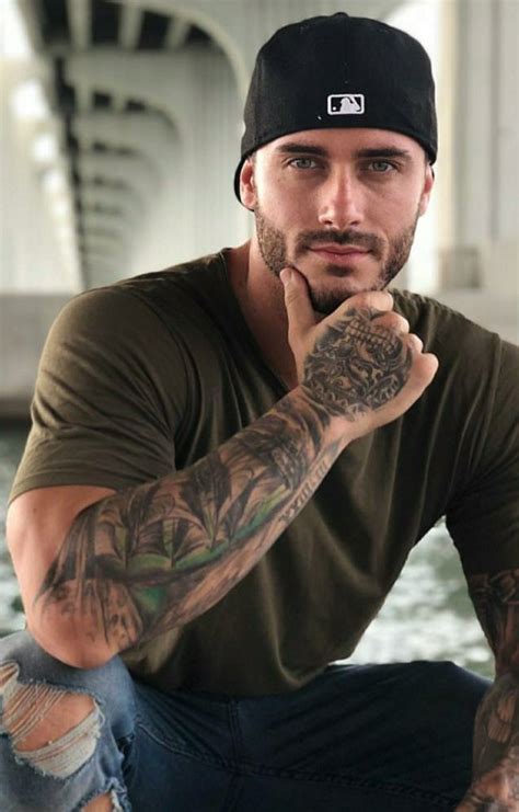 the 5 best tattooed men cute sexy handsome models 😍🔥😍 【the best of 2023】