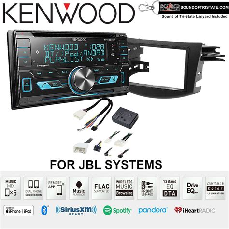 kenwood dpxbt cd receiver  bluetooth kit fits   rav amplified  sots lanyard