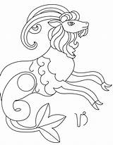 Capricorn Zodiac Coloring Embroidery Pages Adult Signs Flickr Astrology Colouring Colors Glass Painting Babys Signo Zodiaco Horoscopes Designlooter Choose Board sketch template