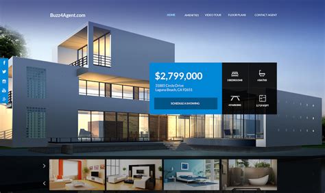 real estate website designs    feel  home designs