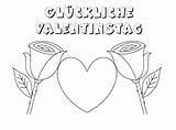 Valentinstag Ausdrucken Malvorlagen Februar Schone sketch template