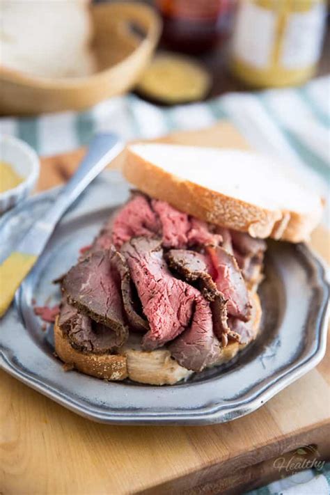 French Roast Beef Cold Cut Style • The Healthy Foodie